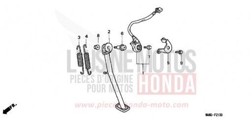 BEQUILLE NX650W de 1998